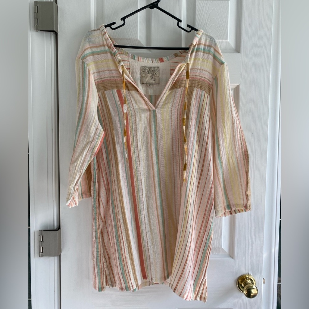 Ace & Jig Tunic in Ray Striped Cotton Tunic